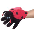 ladybug hand puppet with hand for idea of size