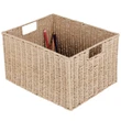 vivaio medium rectangle natural basket