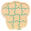 Djeco Elephant 14pc Puzzlo Wooden Puzzle - image 3
