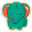 Djeco Elephant 14pc Puzzlo Wooden Puzzle - image 4