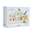 Wooden Tea Set & Tray Box