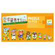 Djeco Big and Small Game on the Farm 16pc Toddler Puzzle - image 2