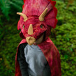 Great Pretenders Red Triceratops Hooded Cape - image 5