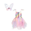 Rainbow Fairy Dress with Wings Dress Up