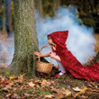 Great Pretenders Classic Little Red Riding Hood Cape Enchanting Fairytale Kids Costume - image 8