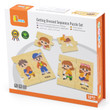 VIGA Getting Dressed Sequence Puzzle Set Kids Educational Wooden Toy