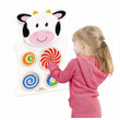 girl with viga wall mounted game - cow