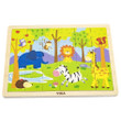 Viga Wooden Jigsaw Puzzle - Safari Animals