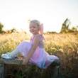 Great Pretenders Rainbow Sequins Skirt with Wings & Wand Children's Costume Set - image 6