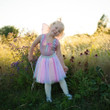 Great Pretenders Rainbow Sequins Skirt with Wings & Wand Children's Costume Set - image 7