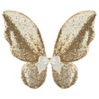 Great Pretenders Gracious Gold Sequins Skirt, Wings & Wand Kids Costume Set - image 4