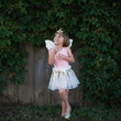 Great Pretenders Gracious Gold Sequins Skirt, Wings & Wand Kids Costume Set - image 7