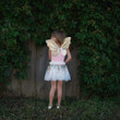 Great Pretenders Gracious Gold Sequins Skirt, Wings & Wand Kids Costume Set - image 8