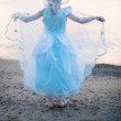Great Pretenders Blue & Silver Snow Queen Cape - image 10