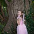 Great Pretenders Sparky Pink and Gold Sequins Butterfly Dress & Wings Kids Fairy Costume Set - image 12