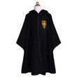 Great Pretenders Black Wizard Cloak with Glasses Kids Hooded Robe Costume Set - image 2