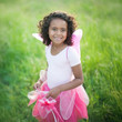 Great Pretenders Pink Fancy Flutter Skirt with Wings & Wand Fairy Costume Set - image 2