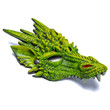 Great Pretenders Green Dragon 3D Mask Kids Costume - image 3