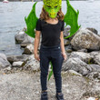 Great Pretenders Green Dragon 3D Mask Kids Costume - image 4