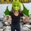 Great Pretenders Green Dragon 3D Mask Kids Costume - image 8