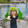 Great Pretenders Green Dragon 3D Mask Kids Costume - image 11