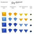 Trido Magnetic Blocks Sky Medium parts