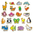 fun factory wooden magnetic animals