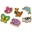 magnetic wooden animals