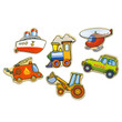 wooden magnetic vehicle set