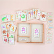 Qtoys Montessori Animal Card Learning Set