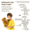 Folkmanis Lion Stage Puppet - image 4