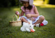 Folkmanis White Bunny Rabbit Puppet - image 7