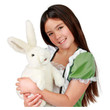 Folkmanis Standing White Rabbit Puppet - image 5