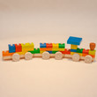 wooden stacking train