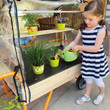 Beleduc Mobile Greenhouse for Kids - watering plants