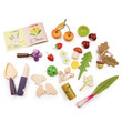 items included in tenderleaf pretend play foraging set