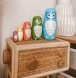 Fun Factory Nesting Owl Babushka Doll