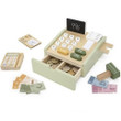 polarb scandi style wooden pretend play cash register