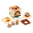 Djeco Mini Cube Animal Shape Sorter