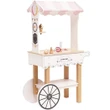 wooden ice cream trolley stand pretend play for kids