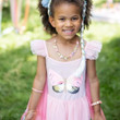 Great Pretenders Sequins Secret Butterfly Twirl Dress with Wings Kids Costume - image 2