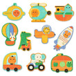 Djeco Duo Vehicles Puzzle
