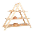 Pyramid Display Triangle Shelf