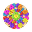 Little Pegz Butterfly Mandala Pegboard