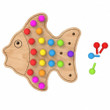 Little Pegz Finn The Fish Pegboard