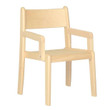 wooden kids arm chair