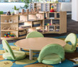 kids low wooden tables