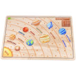 wooden solar system puzzle for kids