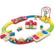 Hape jungle themed rainbow toddler train set