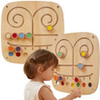 Montessori Natural Sensory Wall Activity Panels - Colour Match